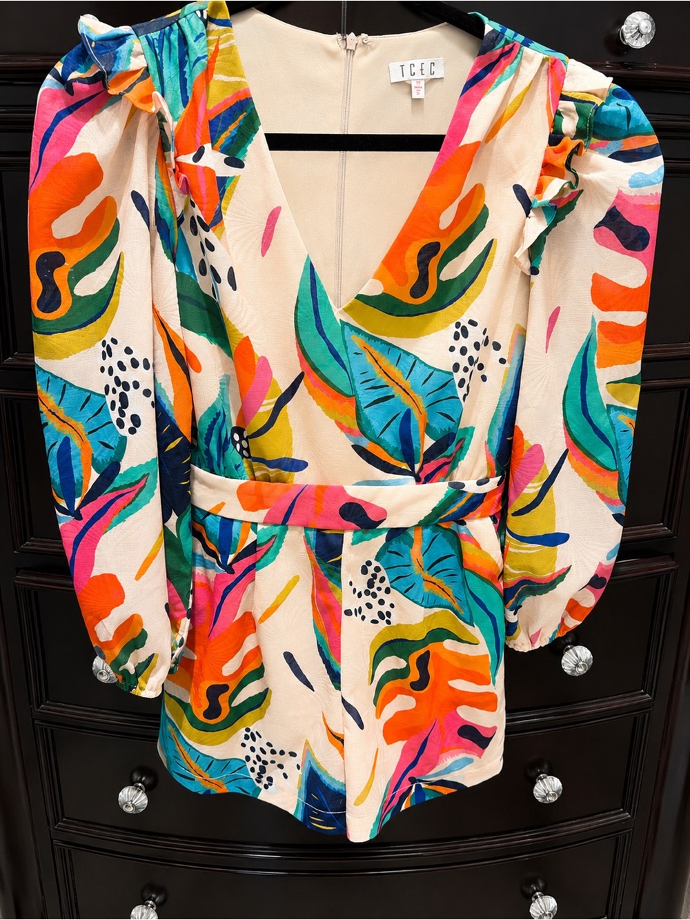 Colorful Tropical Print Romper ❤️ Boutique Style